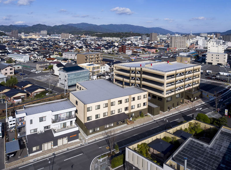 島根県松江市千鳥町ビル周辺地区第一種市街地再開発事業完成写真